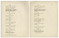 Moe Howard's 62pp. Script, Plus Run Down Page, for ''The Colgate Comedy Hour'' Airing 16 December 1951 -- Very Good Plus Condition